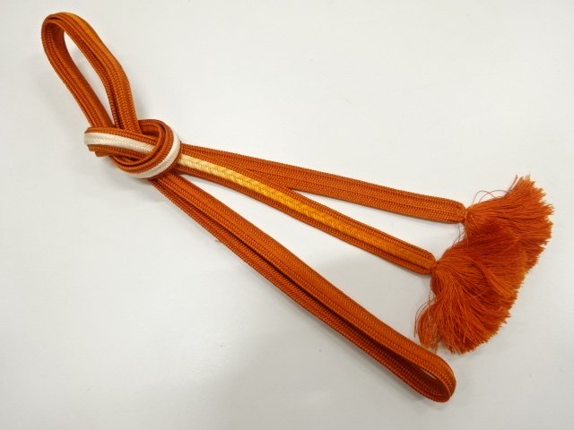 JAPANESE KIMONO / HAND-TIED OBIJIME